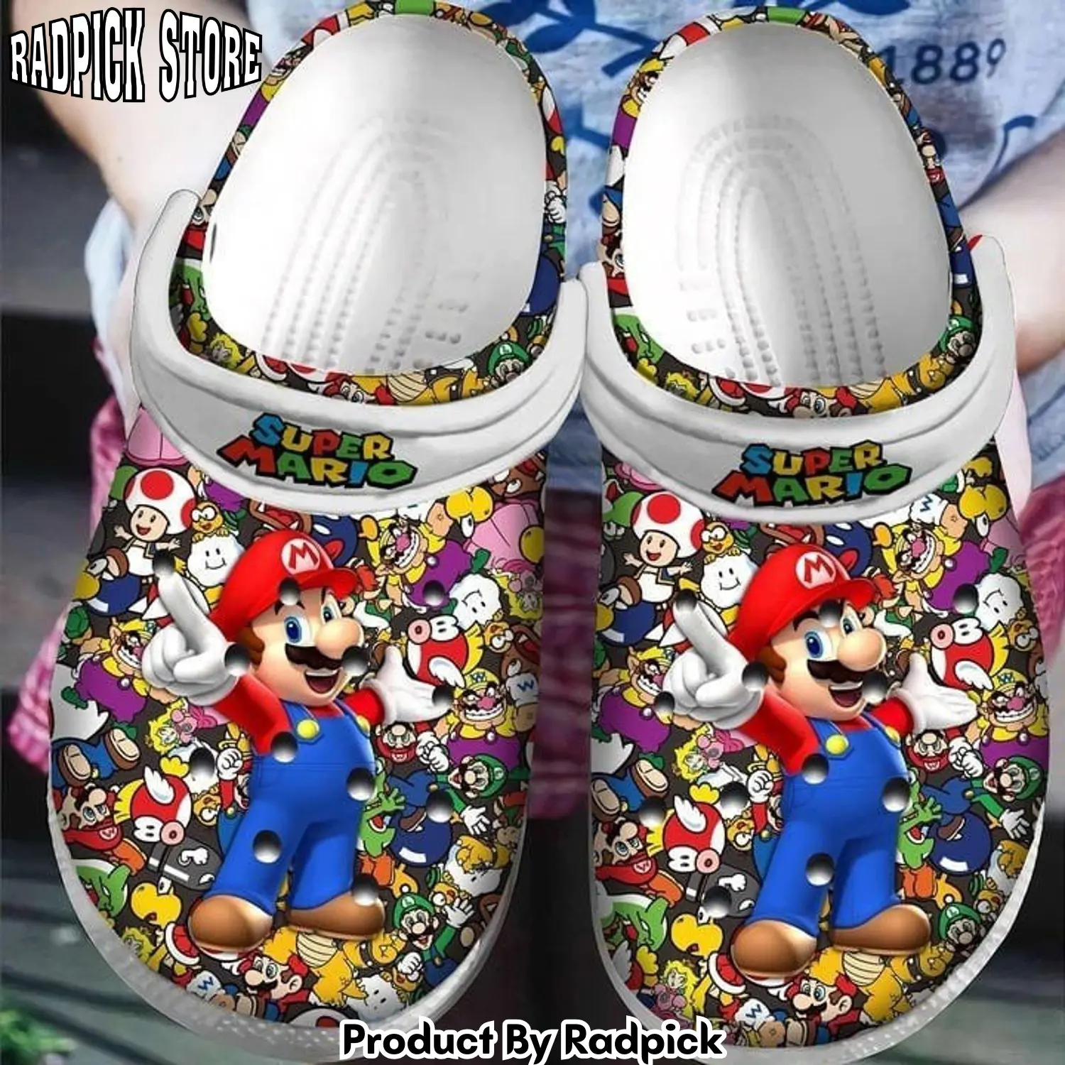 Radpick super mario game clogs shoes comfortable for men women rp6521078